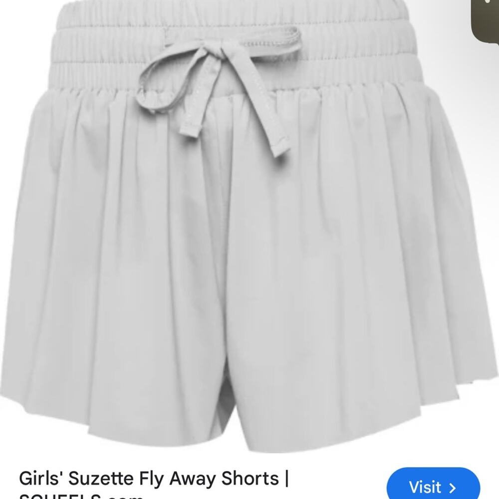 Girl’s Size XL Grey Fly Away Shorts